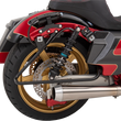 Load image into Gallery viewer, DragSpecialties Saddlebag Support Brackets - Chrome - FL '09-'13 S77-0138 - Side View
