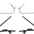 Load image into Gallery viewer, DragSpecialties Saddlebag Support Brackets - Chrome - FL' 09-'13 21058 - Main Product View
