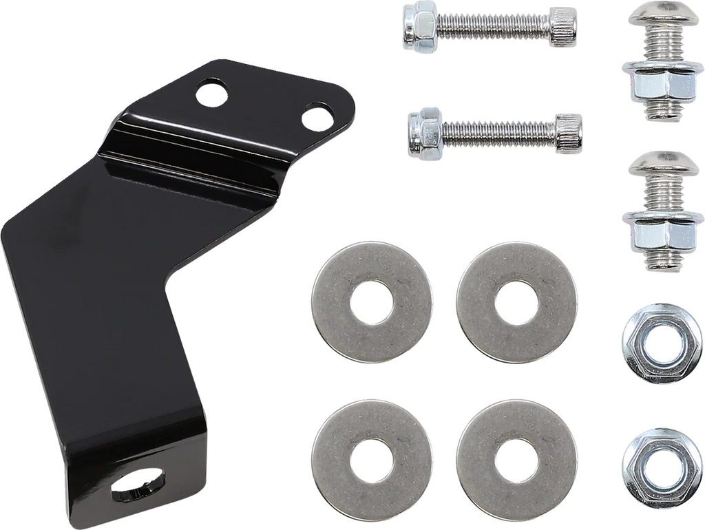 DragSpecialties Saddlebag Support Brackets - Chrome - FL' 09-'13 21058 - Side View