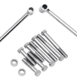 Load image into Gallery viewer, DragSpecialties Saddlebag Support - Chrome - FL/FX '06-'17 S77-0132 - Main Product View