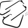 Load image into Gallery viewer, DragSpecialties Saddlebag Support Kit - Black - FL '97-'08 21026B - Main Product View