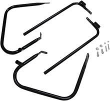 Load image into Gallery viewer, DragSpecialties Saddlebag Support Kit - Black - FL '97-'08 21026B - Main Product View