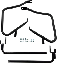 Load image into Gallery viewer, DragSpecialties Saddlebag Support Kit - Black - FLT '14-'23 21028B - Main Product View