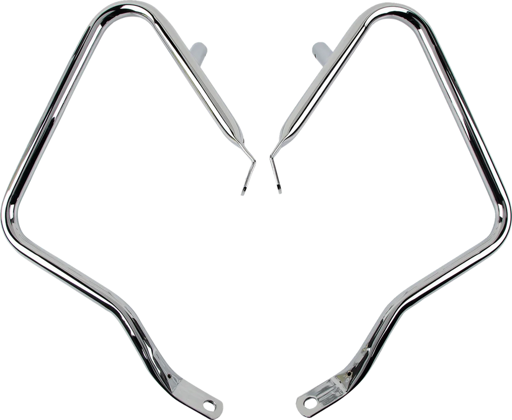 DragSpecialties Saddlebag Support Kit - Chrome - FLT '14-'23 21028 - Main Product View