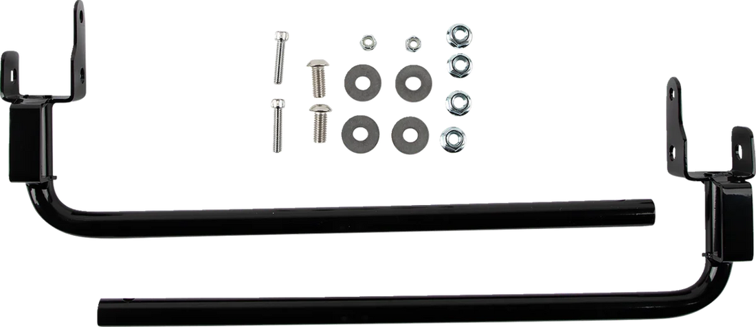 DragSpecialties Saddlebag Support Kit - Chrome - FLT '14-'23 21028 - Side View