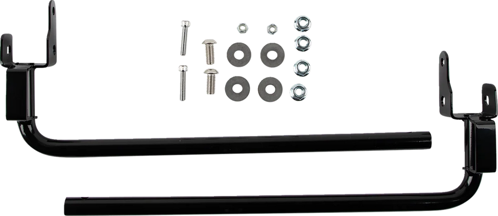 DragSpecialties Saddlebag Support Kit - Chrome - FLT '14-'23 21028 - Side View