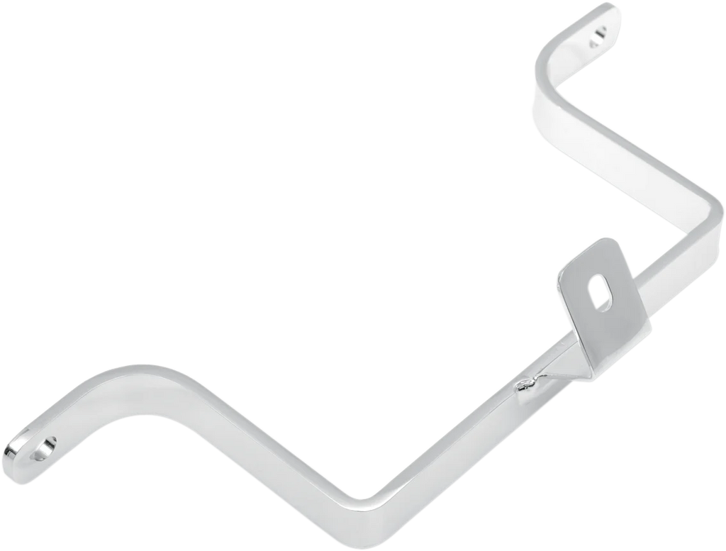 DragSpecialties Saddlebag-To-Fender Support Bracket - Black 14210006 - Side View