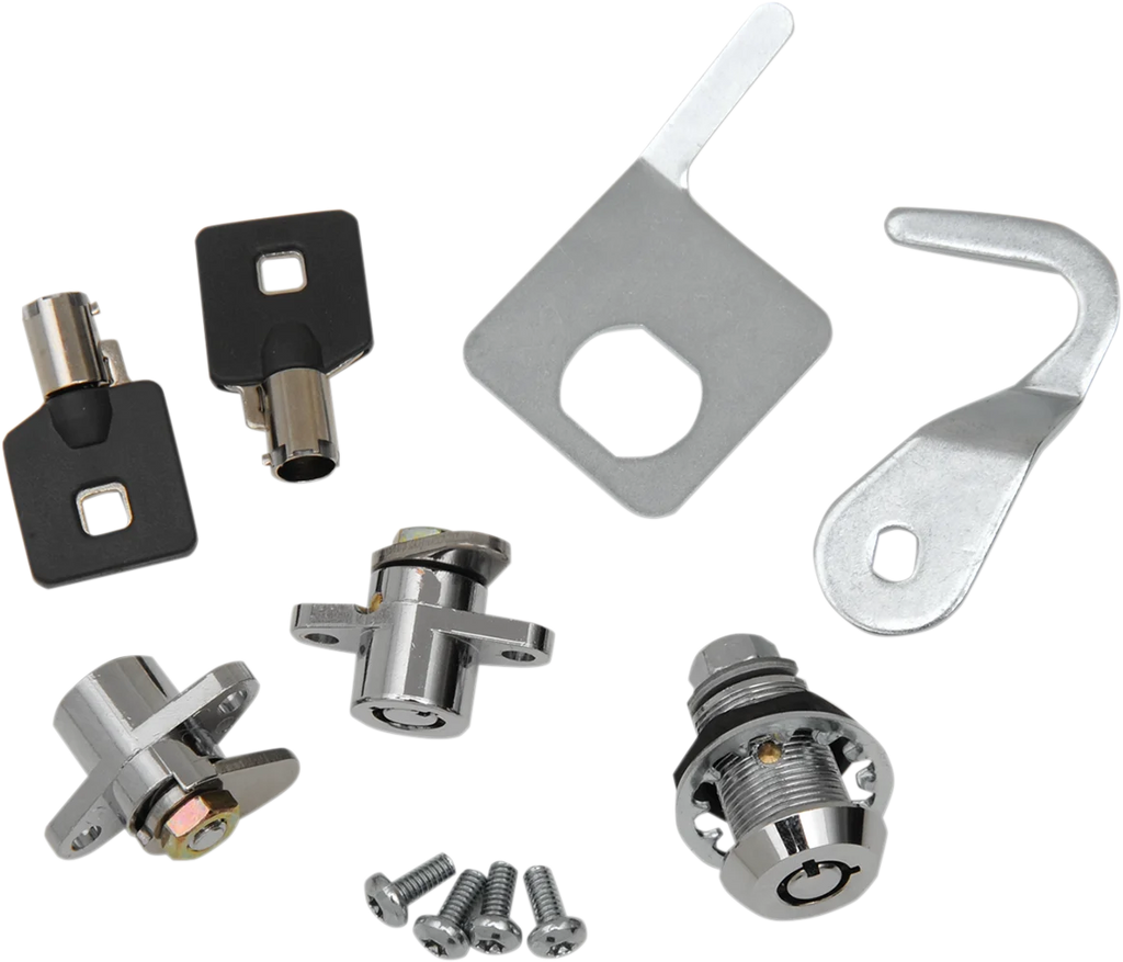 DragSpecialties Saddlebag and Tour-Pak® Lock Kit S77-0145/7-AD - Main Product View