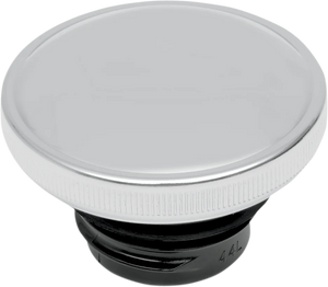 DragSpecialties Screw-In Gas Cap - Non-Vented - Chrome 03-0301-B-BC221 - Main Product View