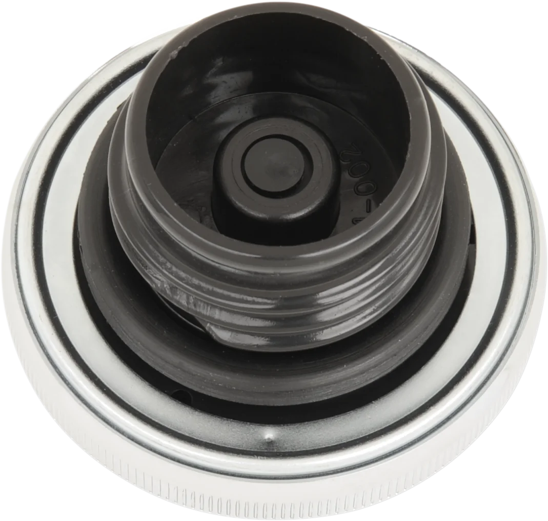 DragSpecialties Screw-In Gas Cap - Vented - Chrome 03-0301A-BC221 - Side View