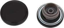 Load image into Gallery viewer, DragSpecialties Screw-In Gas Cap - Vented - Gloss Black 03-0305GB-A - Side View
