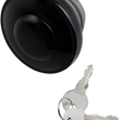 Load image into Gallery viewer, DragSpecialties Screw-In Locking Gas Cap - Vented - Gloss Black 03-0320AB-A - Main Product View