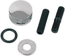 Load image into Gallery viewer, DragSpecialties Seat Mounting Knob - Chrome - Knurled 902132 SC-1 - Main Product View