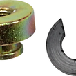 Load image into Gallery viewer, DragSpecialties Seat Mounting Nut Kit - 1/4-28 370293 - Main Product View