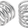 Load image into Gallery viewer, DragSpecialties Seat Springs - Chrome - 2" 28-6113 - Main Product View