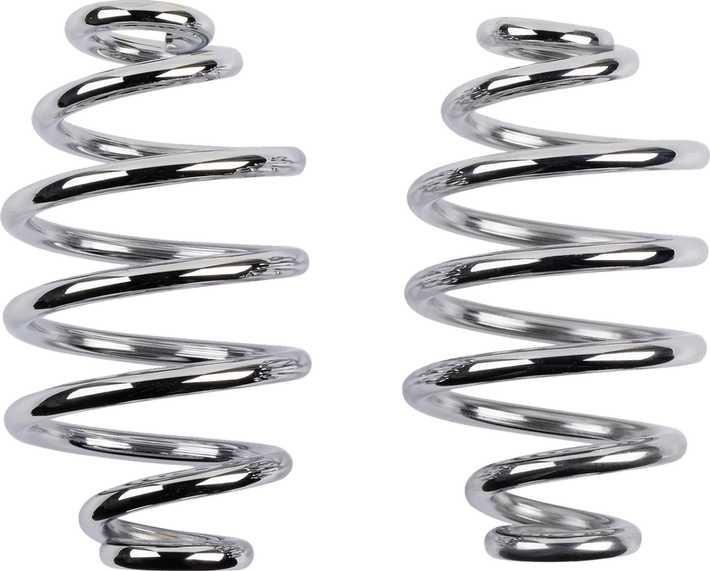 DragSpecialties Seat Springs - Chrome - 4" 63921A - Main Product View