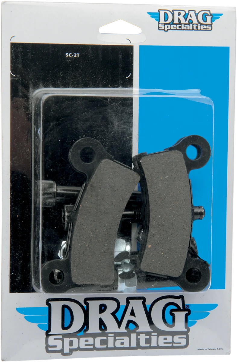 DragSpecialties Semi-Metallic Brake Pads - Rear B16-0926SCP - Side View
