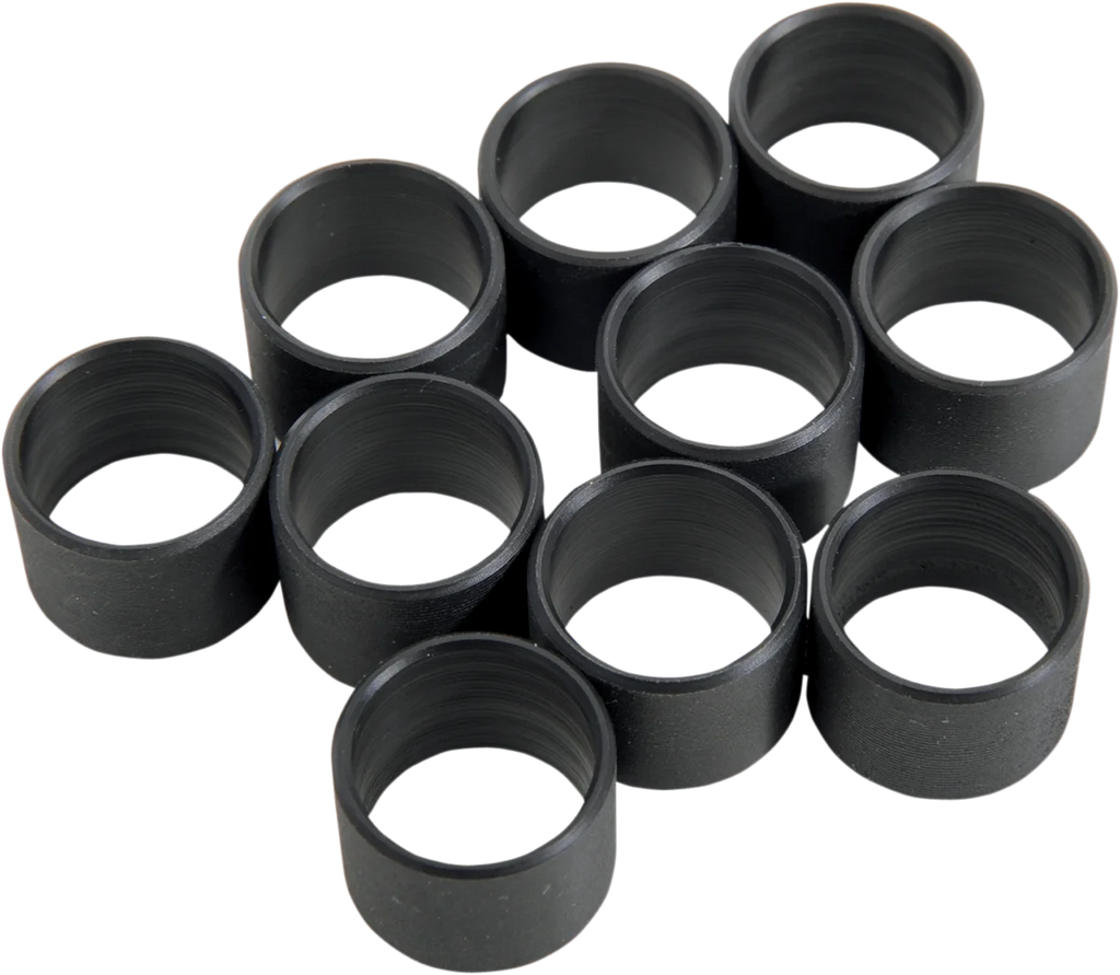 DragSpecialties Shift Lever Shaft Bushings - Black - FL/FX 17-0611-HC3 - Main Product View