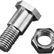 Load image into Gallery viewer, DragSpecialties Shift Lever Shoulder Bolts - Chrome - FL 13517 - Side View