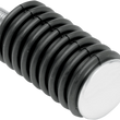 Load image into Gallery viewer, DragSpecialties Shift Pegs - Rubber - Chrome End 72124 - Main Product View