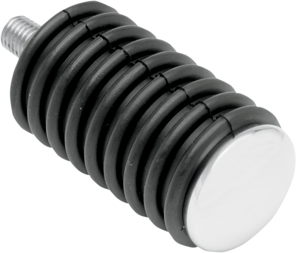 DragSpecialties Shift Pegs - Rubber - Chrome End 72124 - Main Product View