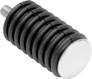 DragSpecialties Shift Pegs - Rubber - Chrome End 72124 - Main Product View