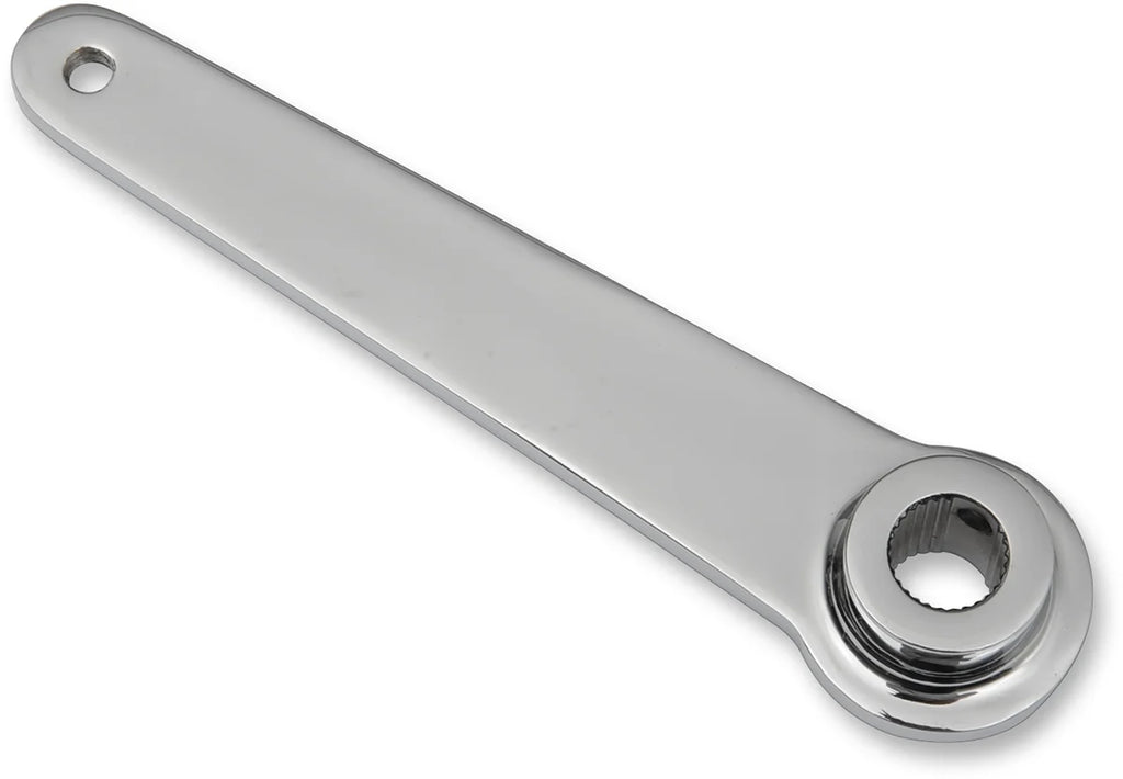 DragSpecialties Shift Shaft - Chrome - FXST/FLST 056252 - Side View
