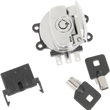 Load image into Gallery viewer, DragSpecialties Side Hinge Ignition Switch - Chrome 21-0209 - Main Product View