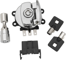 Load image into Gallery viewer, DragSpecialties Side Hinge Ignition Switch - Gloss Black 21-0209GB - Side View