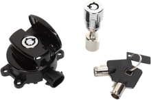 Load image into Gallery viewer, DragSpecialties Side Hinge Ignition Switch with Fork Lock - Black E21-0214GBK - Main Product View