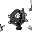 Load image into Gallery viewer, DragSpecialties Side Hinge Ignition Switch with Saddlebag Lock - Gloss Black E21-0214GB/50 - Main Product View