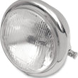 Load image into Gallery viewer, DragSpecialties Side Mount H4 Headlight - 5-3/4" - Chrome 20-6003HD-BXLB1 - Main Product View