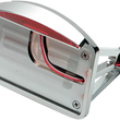 Load image into Gallery viewer, DragSpecialties Side Mount Taillight/License Plate Mount - Flat Horizontal - Half-Moon 28-6042LEDBX1 - Main Product View