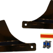 Load image into Gallery viewer, DragSpecialties Side Plates - Black X08-0004GB - Main Product View