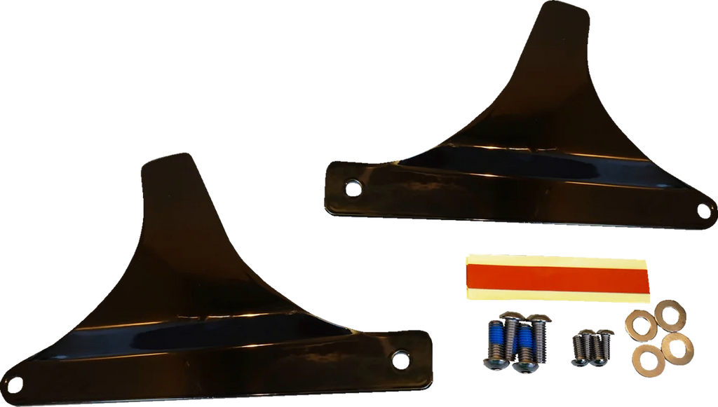 DragSpecialties Side Plates - Black X08-0004GB - Main Product View