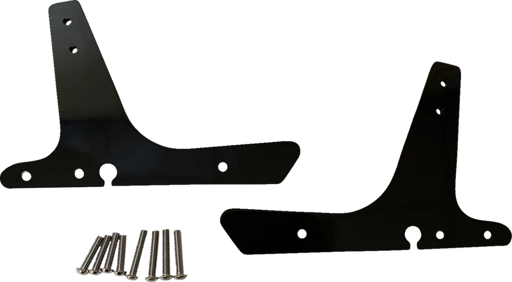 DragSpecialties Side Plates - Black X08-0007GB - Main Product View