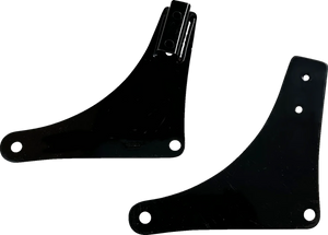 DragSpecialties Side Plates - Black X08-0012GB - Main Product View