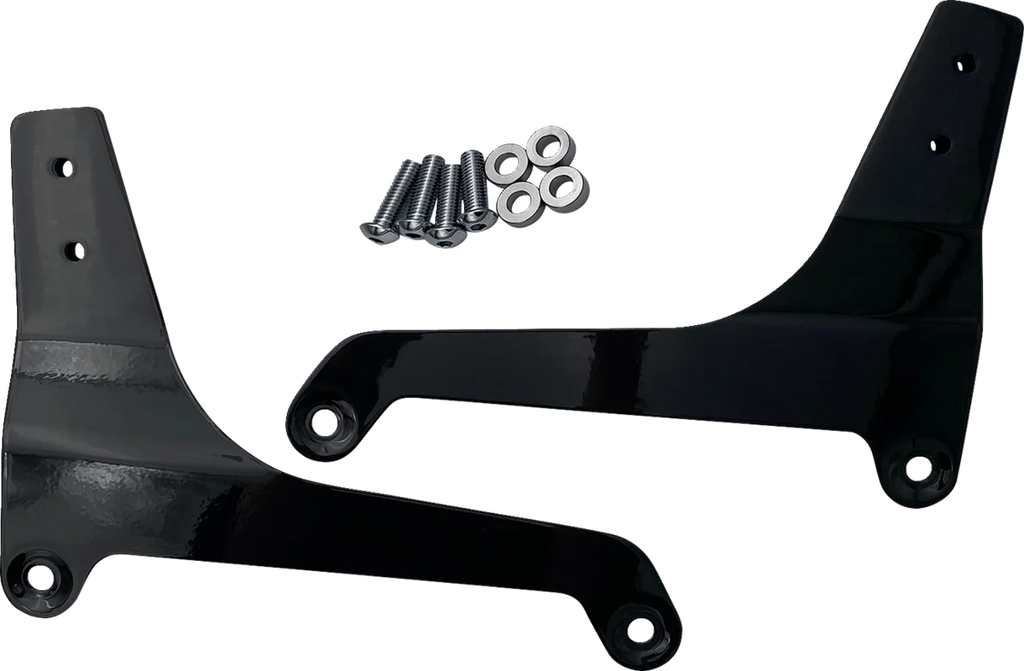 DragSpecialties Side Plates - Black X08-0014GB - Main Product View