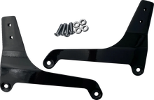 Load image into Gallery viewer, DragSpecialties Side Plates - Black X08-0014GB - Main Product View