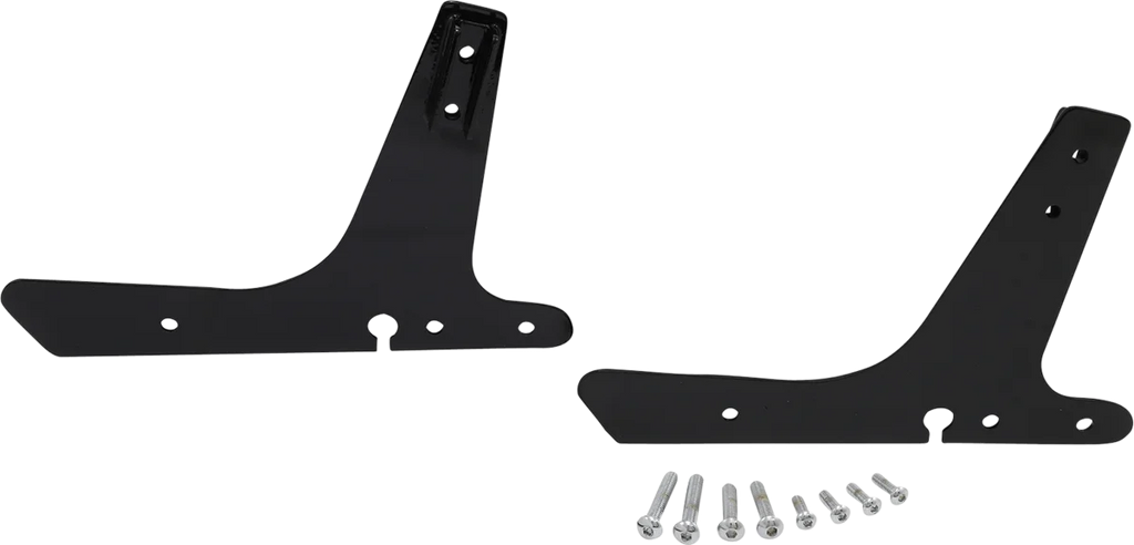 DragSpecialties Side Plates - Black X08-0019GB - Side View