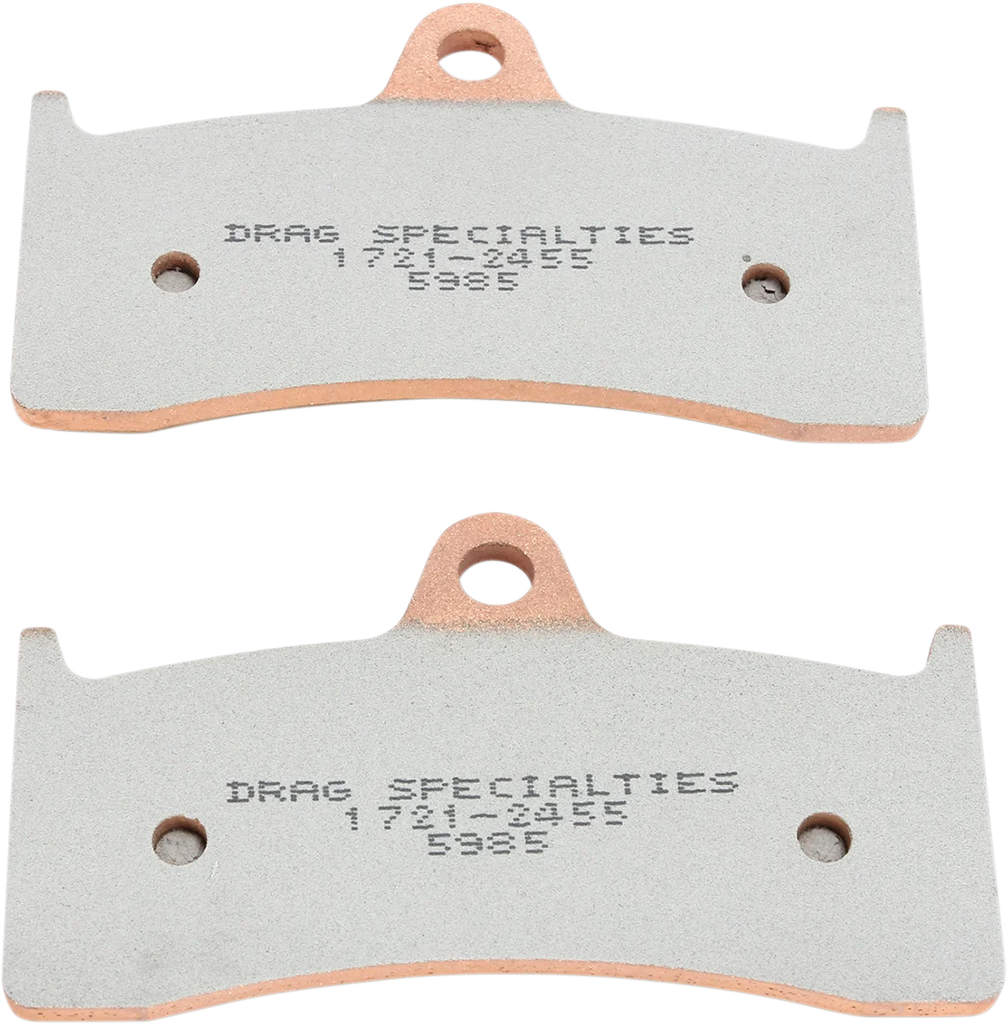 DragSpecialties Sintered Brake Pads - Buell HDP324 - Side View