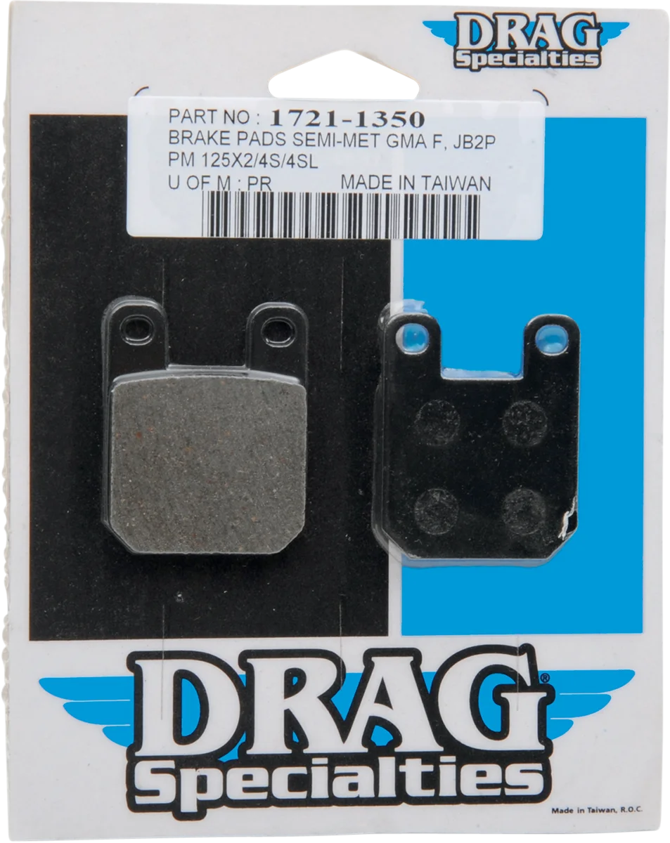DragSpecialties Sintered Brake Pads FAD115HH - Side View