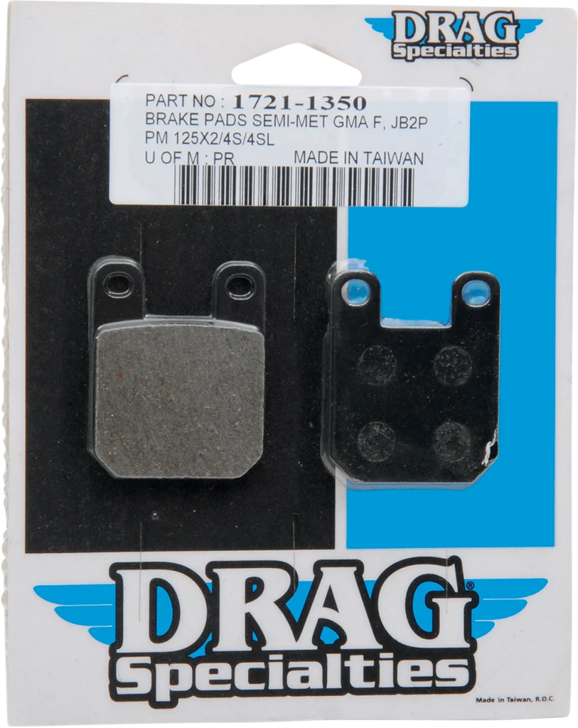 DragSpecialties Sintered Brake Pads FAD115HH - Side View