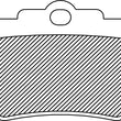 Load image into Gallery viewer, DragSpecialties Sintered Brake Pads FAD216/2HH - Side View