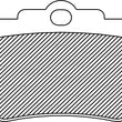 Load image into Gallery viewer, DragSpecialties Sintered Brake Pads FAD216/3HH - Side View