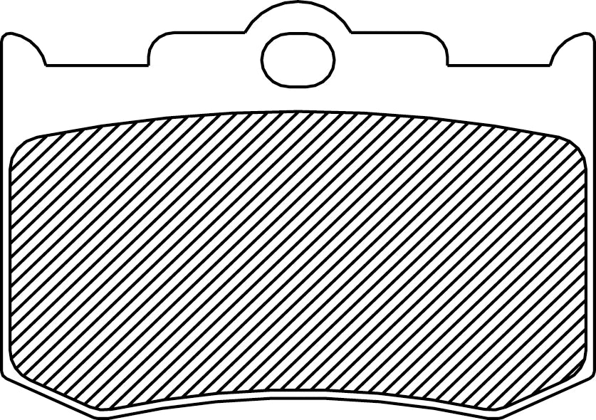 DragSpecialties Sintered Brake Pads FAD216/3HH - Side View