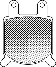 Load image into Gallery viewer, DragSpecialties Sintered Brake Pads FAD76HH - Back View