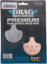 Load image into Gallery viewer, DragSpecialties Sintered Brake Pads - Harley-Davidson HDP900 - Back View