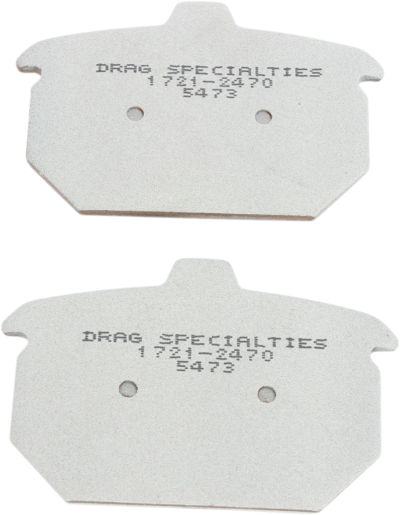 DragSpecialties Sintered Brake Pads - Harley-Davidson HDP901 - Side View