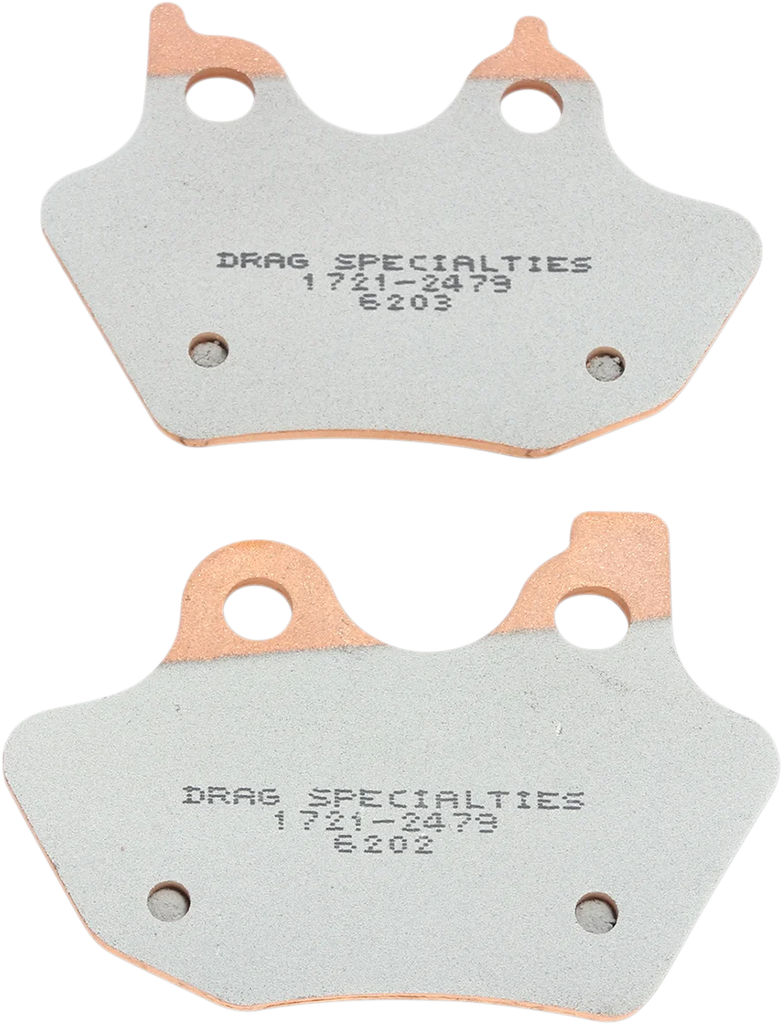 DragSpecialties Sintered Brake Pads - Harley-Davidson HDP918 - Main Product View